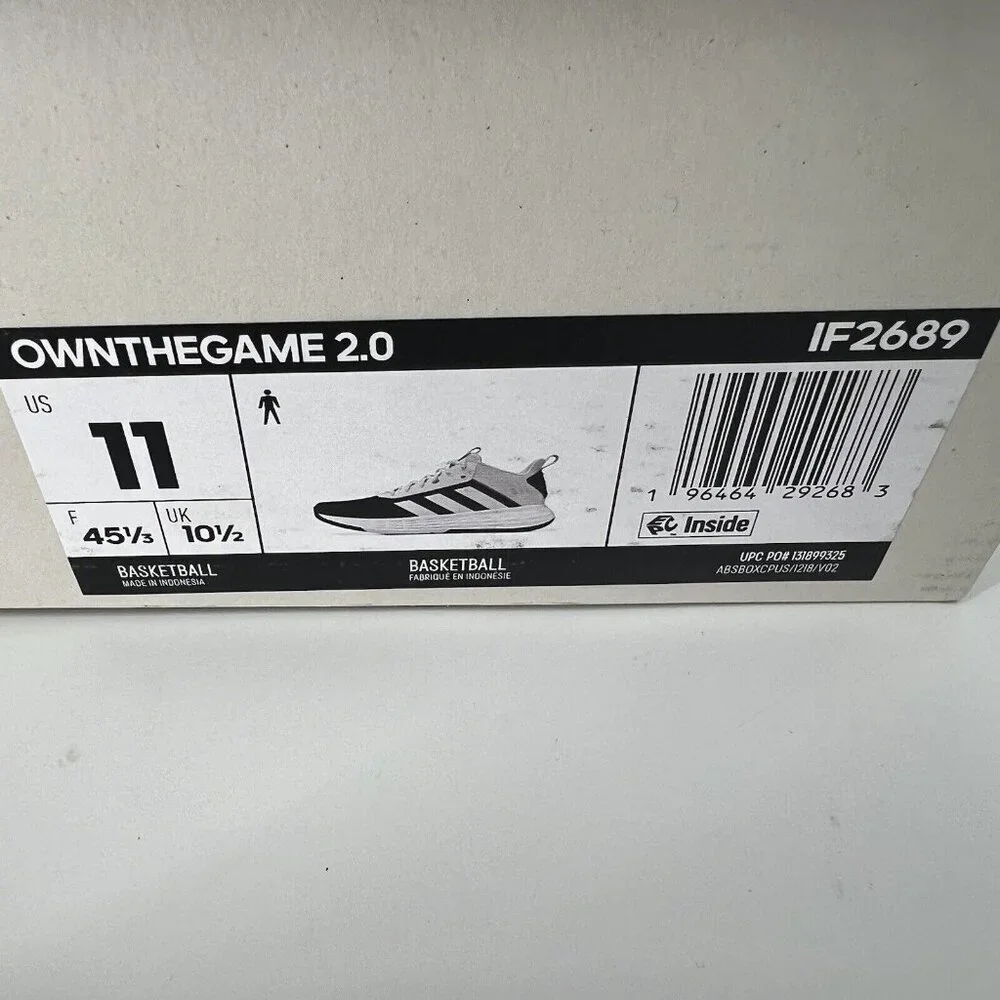 Adidas Mens ‎  Sneakers & Athletic Shoes Own The Game 2.0 Basketball Shoes 11